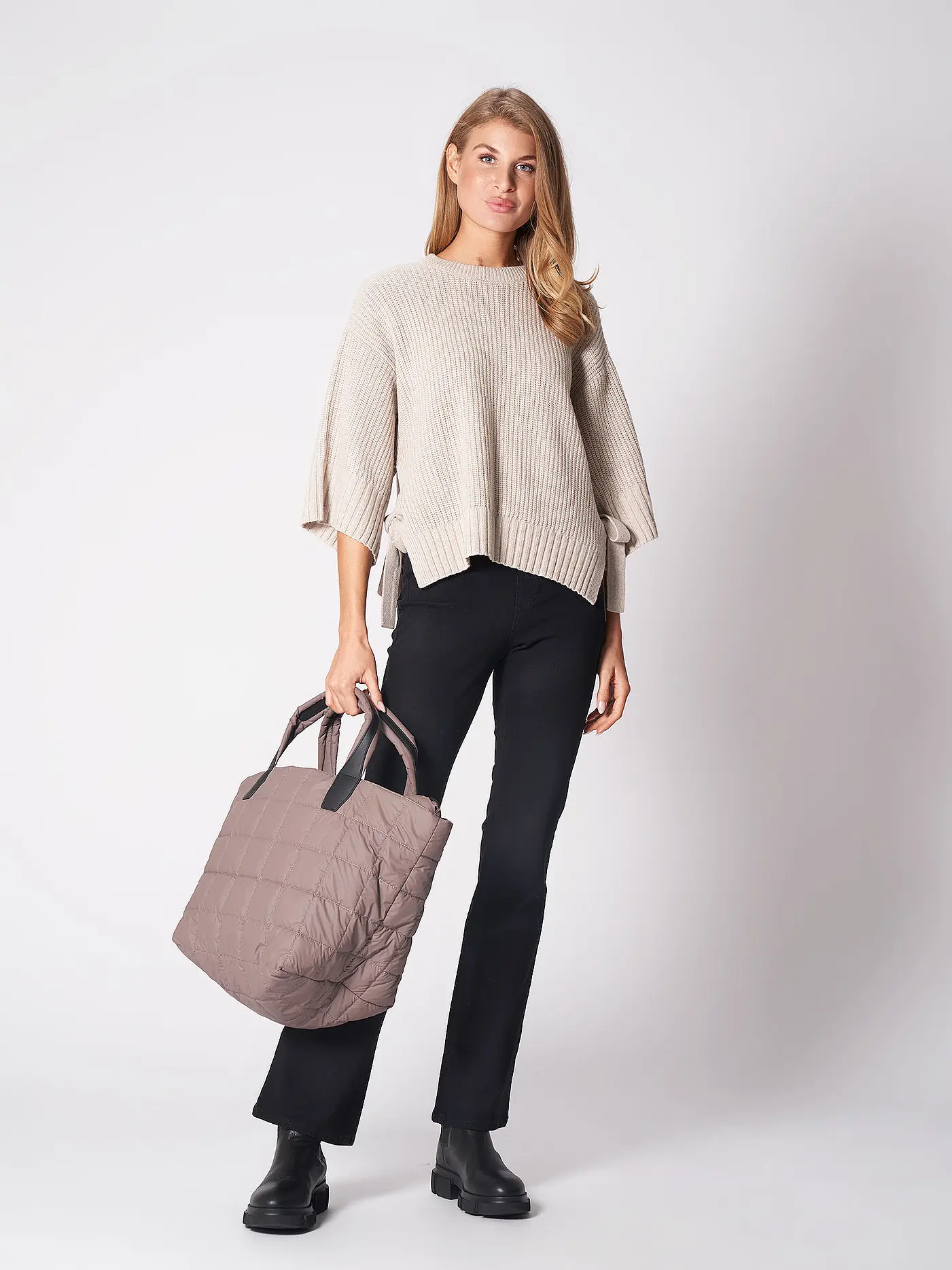VEE COLLECTIVE | Tasche - Shopper  PORTER TOTE Medium | grau
